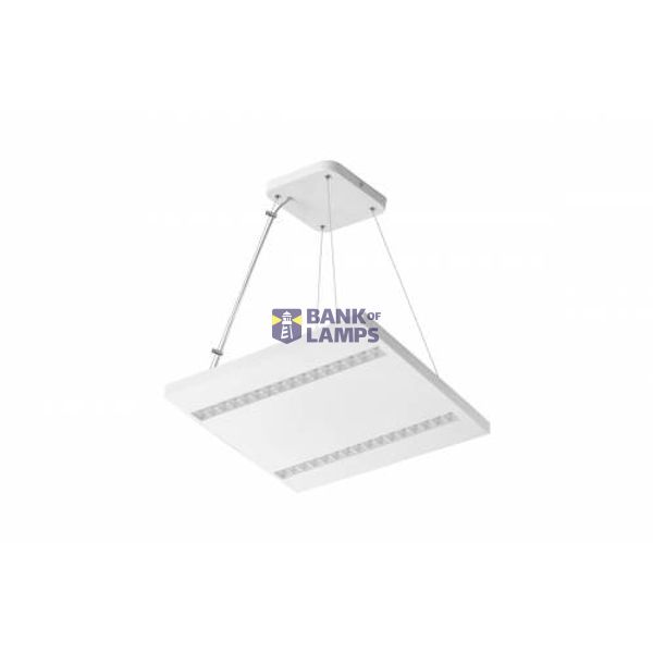 TERRA 2 LED ZW 595x595mm x2 2600lm 840 WHITE GLOSS (20W) image 1