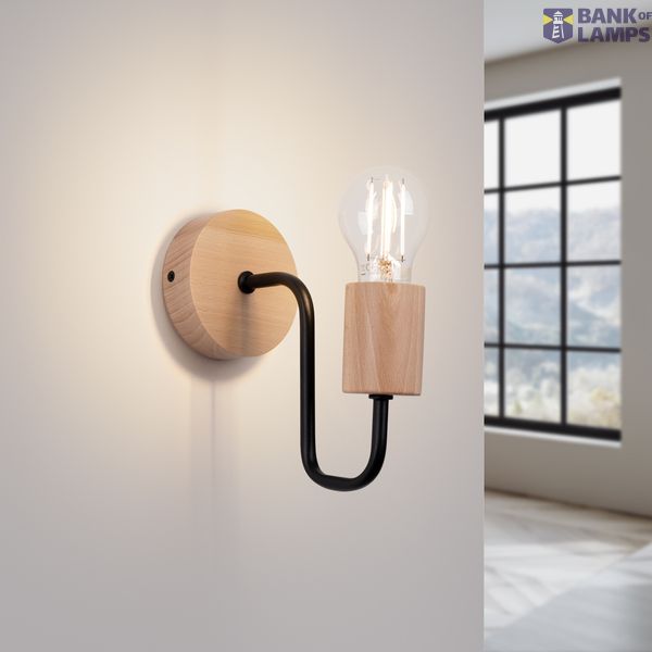TIMBO WALL LAMP BLACK 1XE27 image 9
