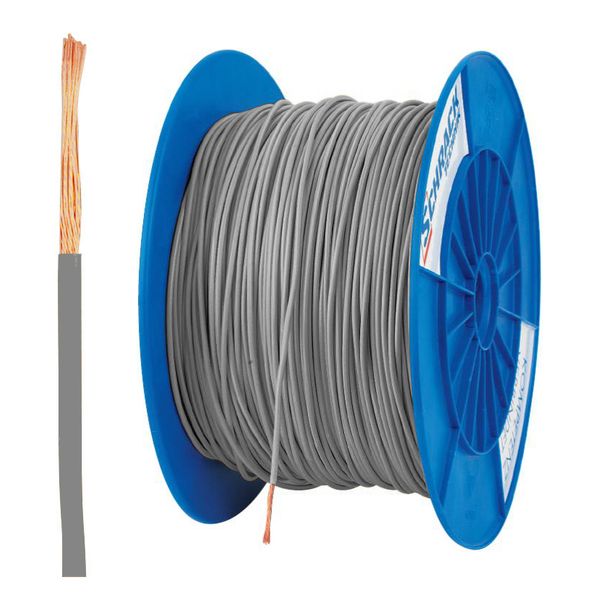 PVC Insulated Single Core Wire H05V-K 0.5mmý, grey (coil) (The price is shown without markup on metals. Request a quote for accurate information) image 1