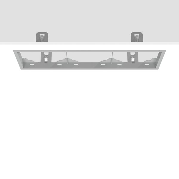 Recessed frame L 530 B 194 H 2 colour: silver image 2
