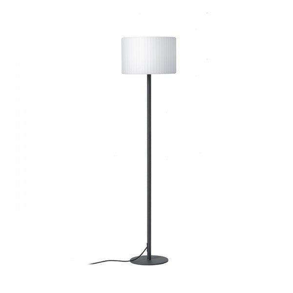 BOSANNA 150 floor anthracite grey satinated PE 230V LED E27 15W IP65 image 1