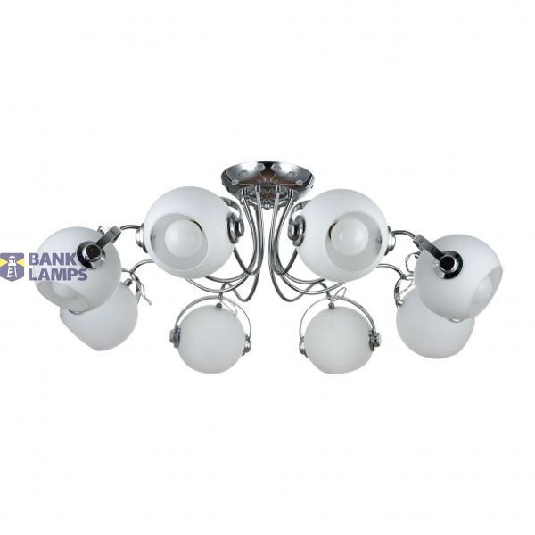 Modern Joel Ceiling Lamp Chrome image 1
