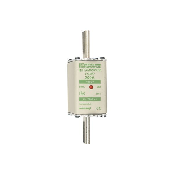 Fuse-link NH1 aM 690VAC 200A live tags Double indicator image 1