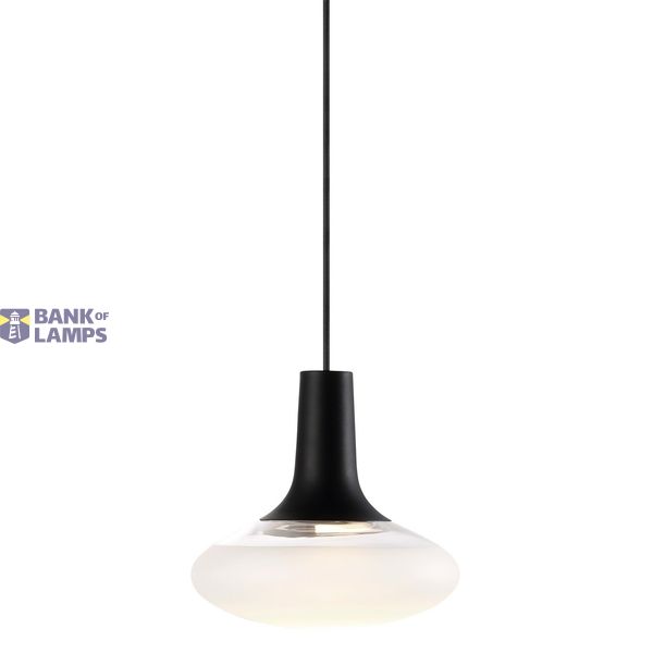 Dee 2.0 Oval | Pendant | Black image 1