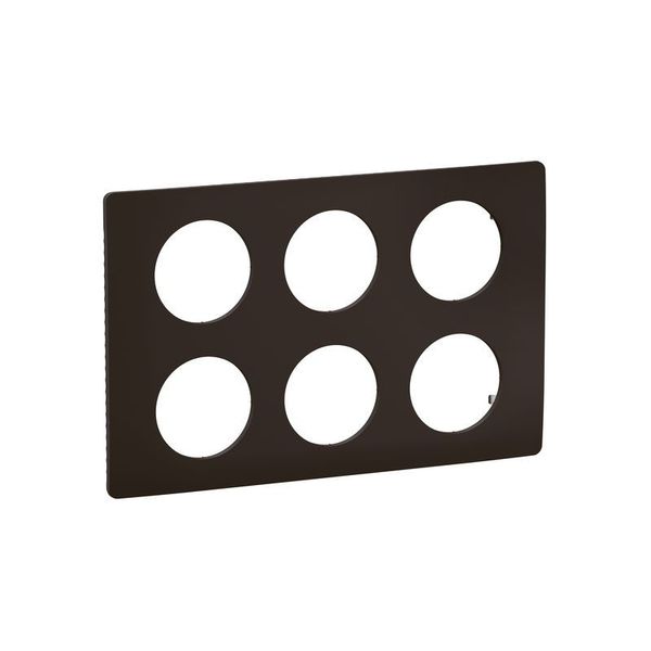 PLATE 2X3 GANG MAT BLACK image 4