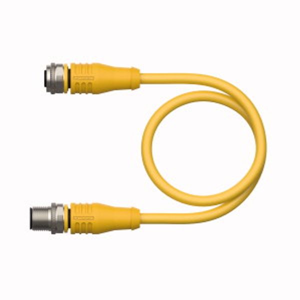 Actuator and Sensor Cable, PUR Extension Cable   RKS4.5T-0.3-RSS4.5T/TXY3013 image 1