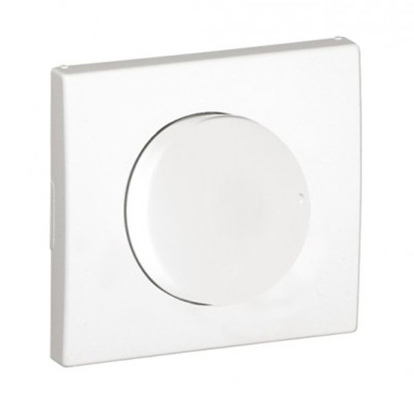 COV PLAT F/DIMMER/TWO-WAY SWITCH MATTE WHITE image 1