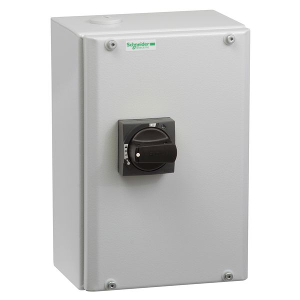 METAL ENCLO GV3P CDE BLK image 1