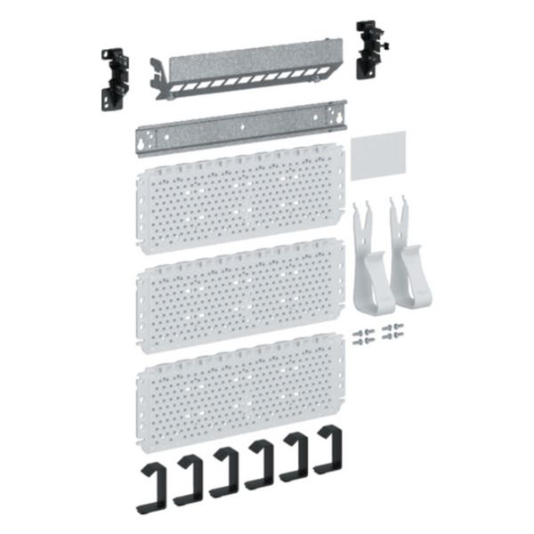 Multimedia expansion package, volta, 4 rows, without door, Keystone module carrier image 1