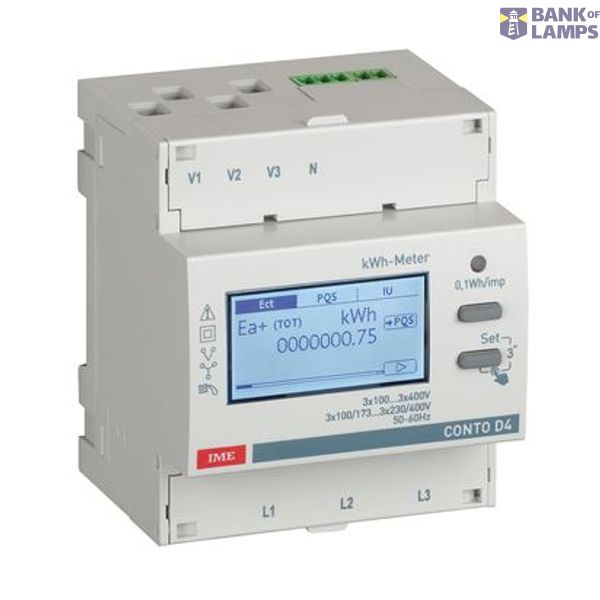 Account D4-Pt MID - Active MID (cl.B) and reactive (cl.2) energy meter insertion via CT (5A) - Network: three-phase 4-wire unbalanced image 1