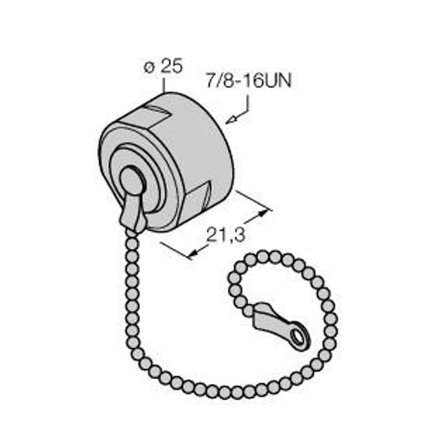 End Cap 7/8″   RKMV-CCO image 1