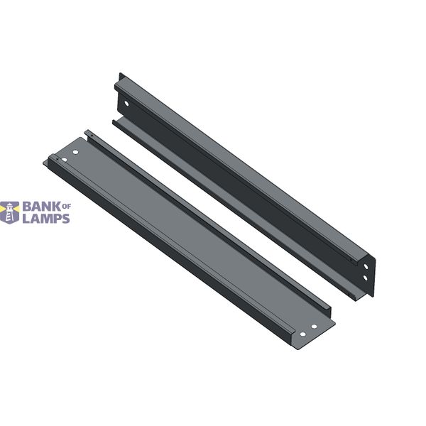 Base, front and rear parts W=800 H=100 mm made of stainless steel image 1