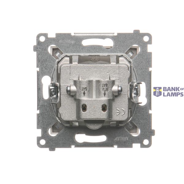 Key for a single roller blind for switches and electronic controllers, anthracite image 1