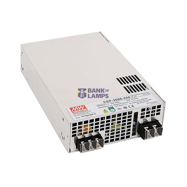 CSP-3000-120 Switching power supply, closed, 3000W, 120V, 25A, MEAN WELL image 1