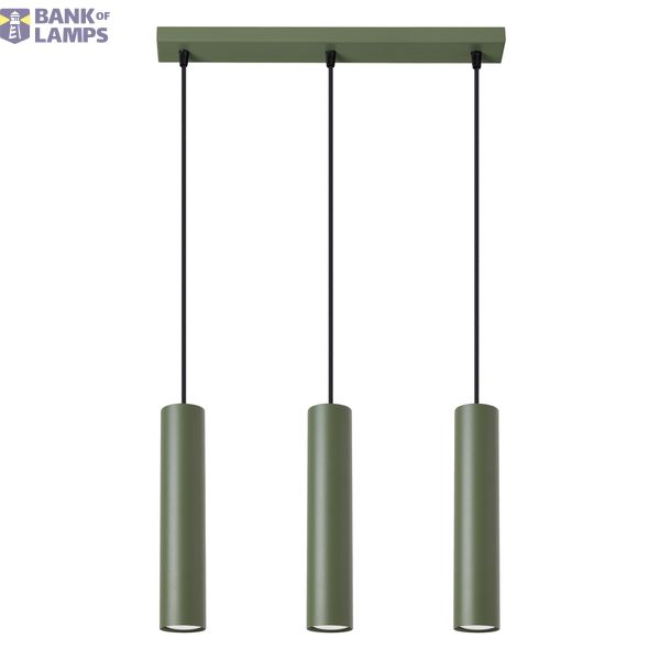 LAGOS HANGING LAMP 3L OLIVE GREEN 3XGU10 image 3