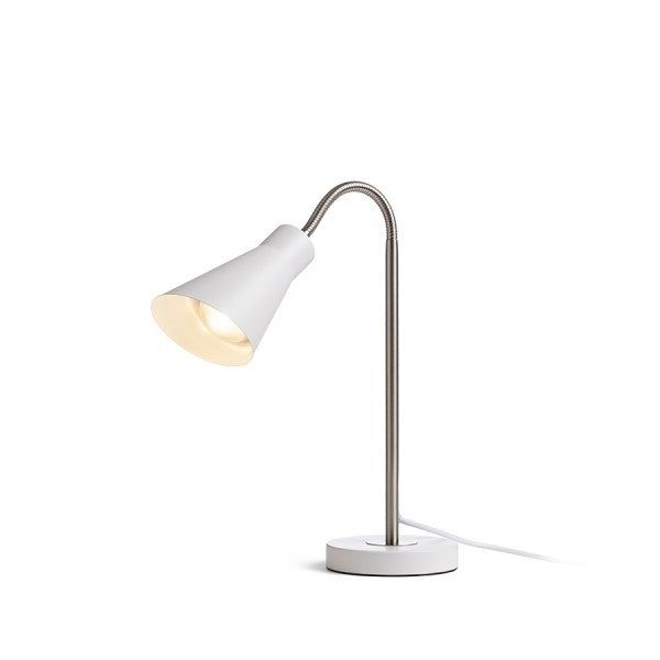 ANIKA table matte white matt nickel 230V LED E27 15W image 1