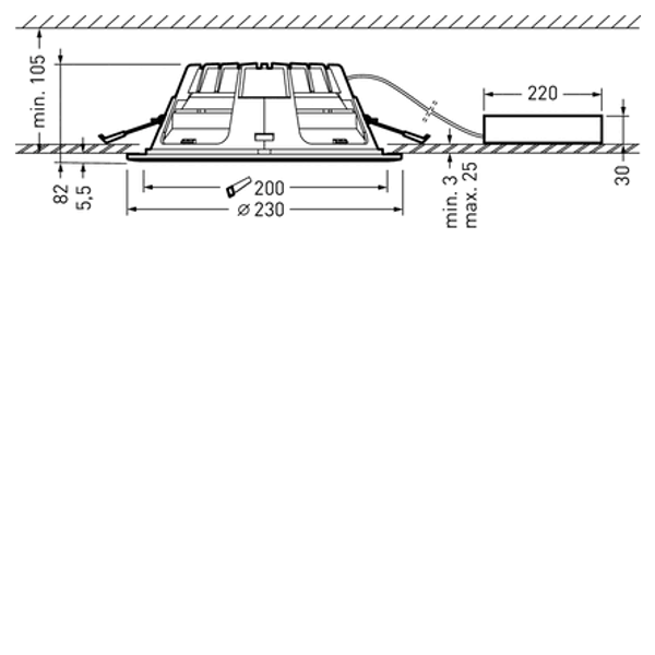 Downlights Amatris MultiLumen 3 Reflector White around ETDD 16W 2000lm Narrow (N) IK03 3 SDCM 8382551 image 1