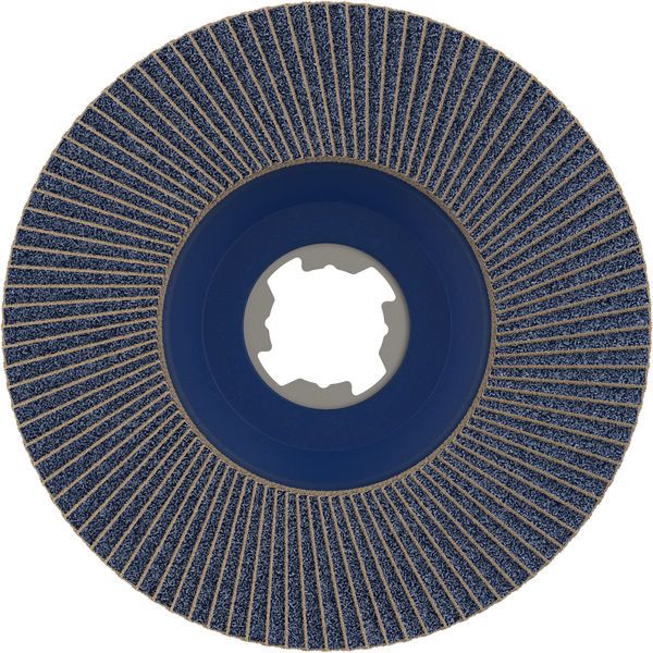 X-LOCK Flap discs, straight version, plastic plate, Ø125mm, G 120, X571, Best for Metal, 1pcs image 2