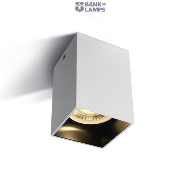 WHITE GU10 10W DARK LIGHT SQUARE image 1