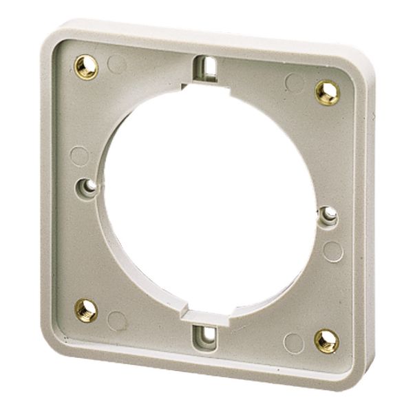 Flange built-in socket 75x75 mm wall duct image 1