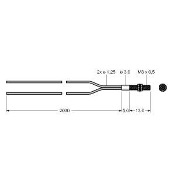 Plastic Fiber Bifurcated Fiber   PBCT26UM3 image 1