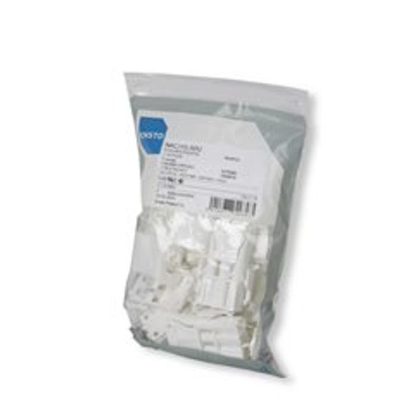 NAC32S.WX2 | Coupler 3p socket, str-rel, wht, 10/p. image 1