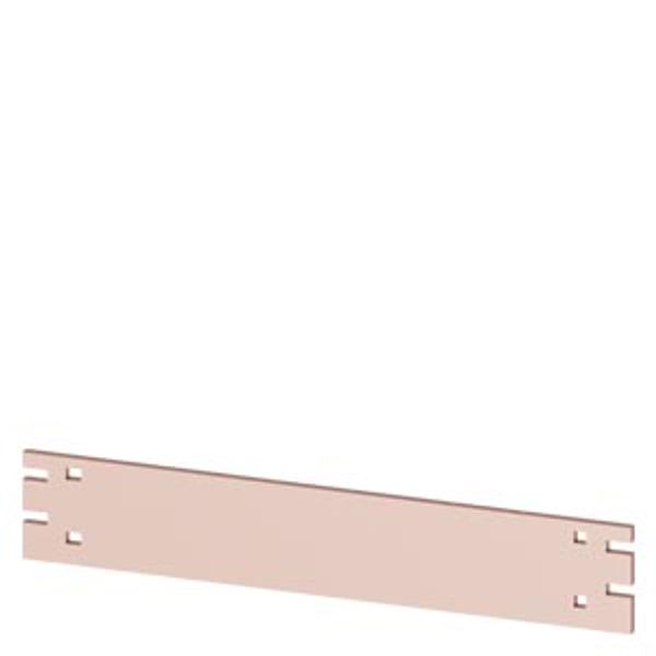 busbar L1-3 100x10 mm, W: 600 mm image 1
