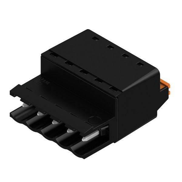 PCB plug-in connector, male plug, 5.08 mm, Number of poles: 5, 180°, PUSH IN with actuator, Clamping range, max. : 3.31 mm², Box image 4