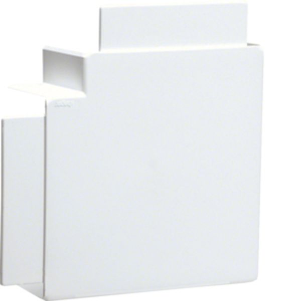 flat angle halogen free for trunking FB 60x130mm traffic white image 1