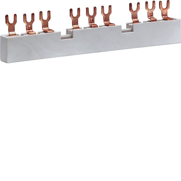 Busbar 3 motor starters 3P fork 10mm² image 1