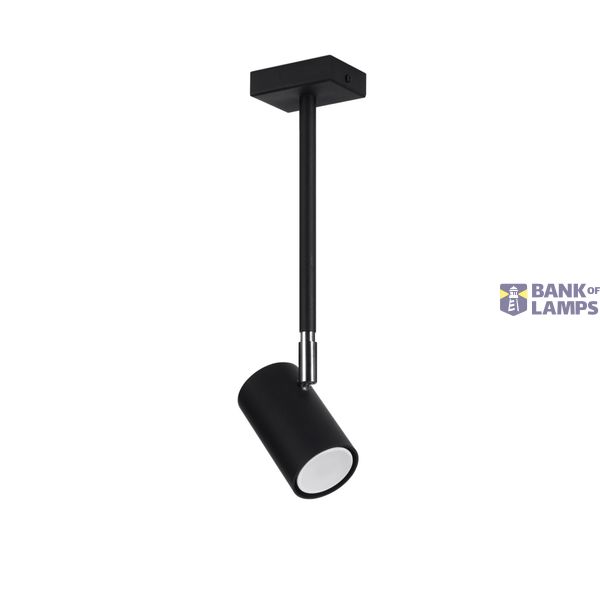 CEILING LAMP NORANO BLACK GU10 1X40W IP20 image 2