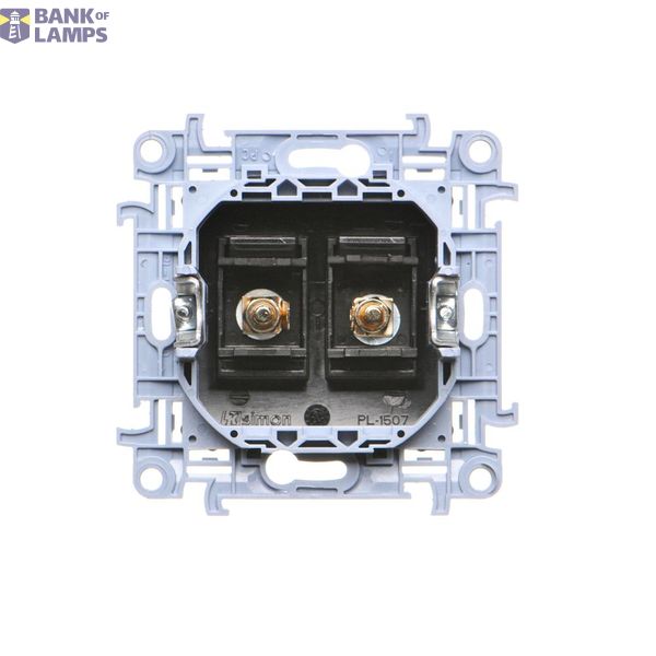Loudspeaker socket, satin, metallized image 1