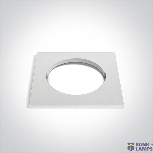 WHITE DECORATIVE BASE SQUARE FOR 10105H / 10112HA image 1