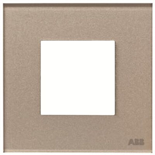 N2271 CH Frames 1-gang / 2-modules - Noble - Champagne Glass image 1