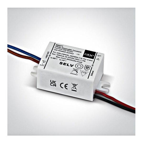 89007T DRIVER 350mA 3,5-7W IP20 230V DIMMABLE image 1