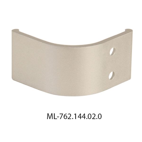 Plastic silver handle for profile RL, RH image 1