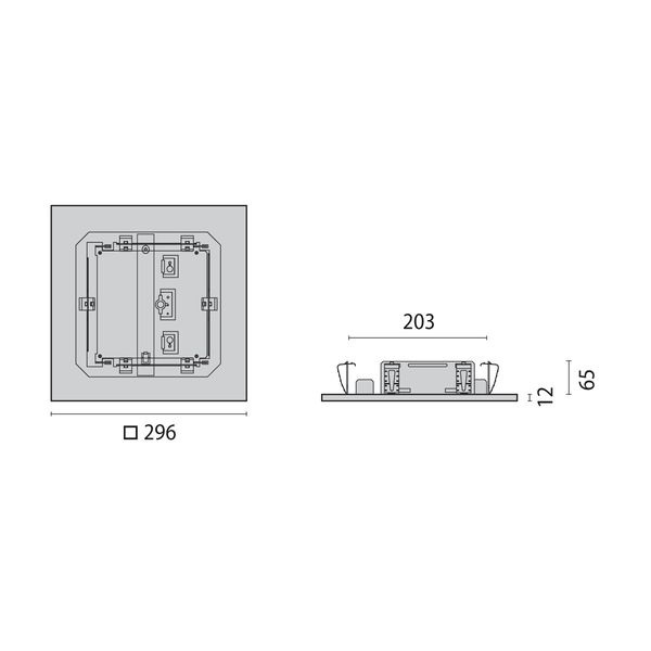FL300LED RE 24 S/A 840 WH9016 DALI OP image 5