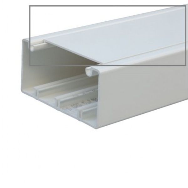 COVER F/TRUNKING 110X50 WHITE image 1