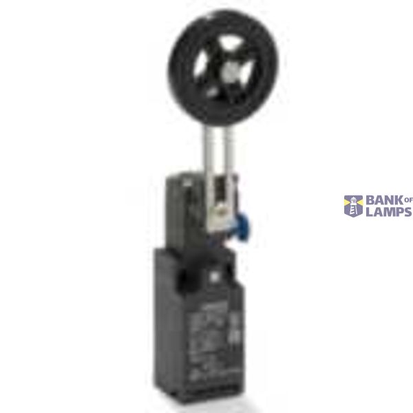 Safety Limit switch, D4N, M20 (1 conduit), 1NC/1NO (slow-action), adjustable roller lever (metal lever, rubber roller), , manual reset feature D4NR0058C image 1