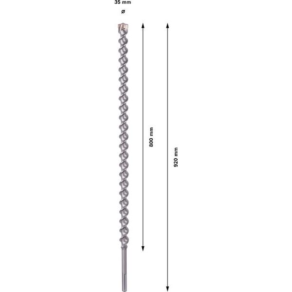 Hammer drill bit SDS-max-7 35 x 800 x 920 mm image 1