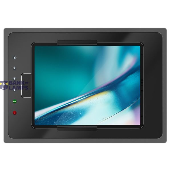 Docking station for iPad mini with USB-C charging port, black image 1