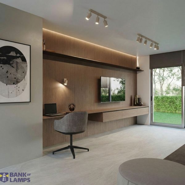 Ceiling lamp RING 4L taupe image 7
