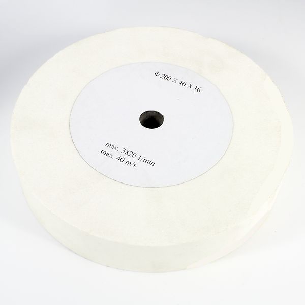 Scheppach Grinding disc O200x40mm K100 white image 1