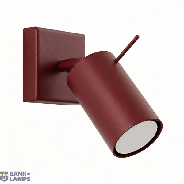 Wall lamp RING burgundy image 3