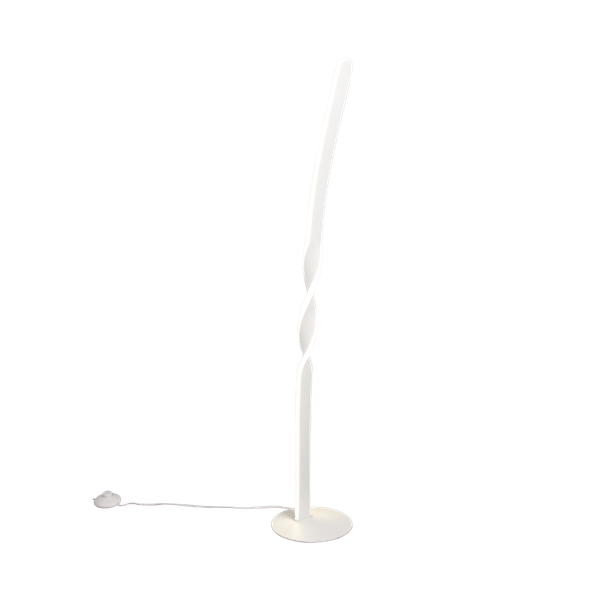 Ginko LED floor lamp matt white 4000K image 1