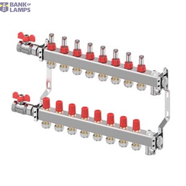 SSM manifold bundle, STAINLESS STEEL, Number of heating manifold connections [loops] [Max]: 8, 6 bar image 1