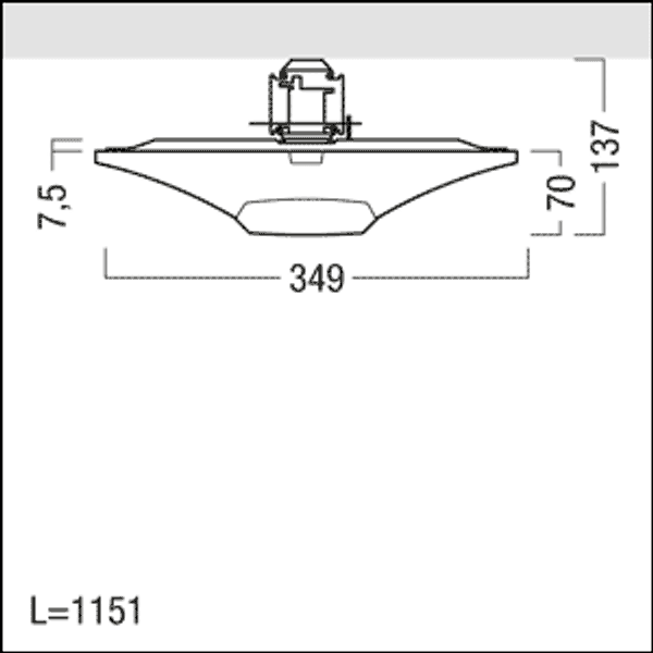 MLevo AL LED3600-927-65 L LDO SR TEC - Mellow Light surface-mounted luminaire image 5