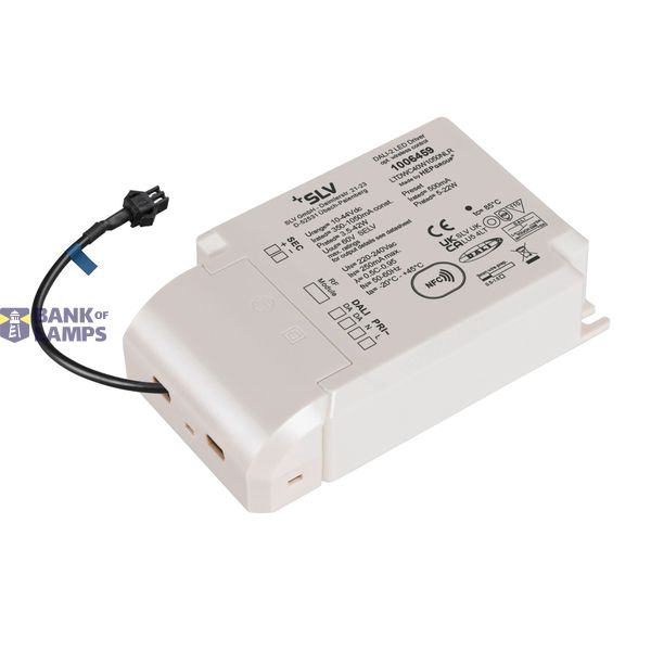 LED driver, 42W, 500mA, with radio interface for Numinos, DALI image 1