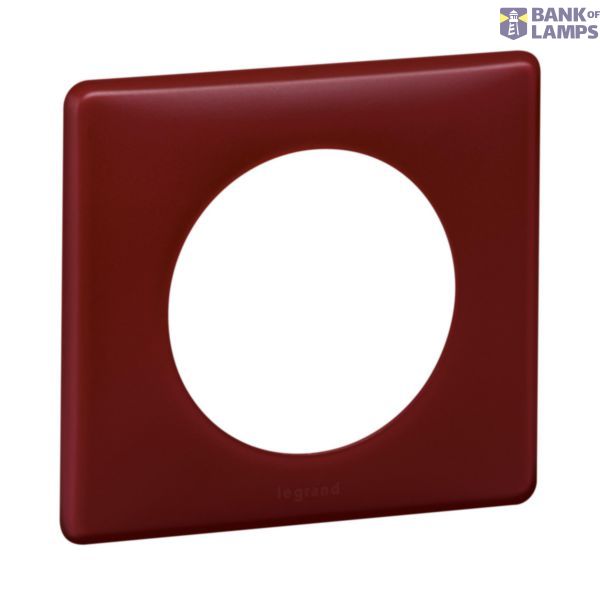 Céliane finishing plate - Powdered Bordeaux - 1 post image 1