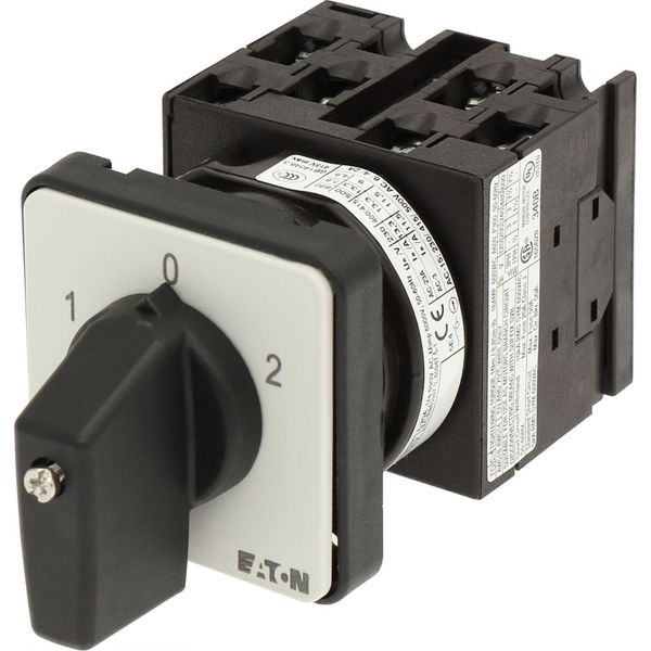 T0-3-8212/E Changeoverswitches, T0, 20 A, flush mounting, 3 contact unit(s), Contacts: 6, 60 °, maintained, With 0 (Off) position, 1-0-2, Design number 8212 image 19